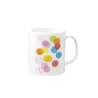 AURA_HYSTERICAのPASTELS_BADGES Mug :right side of the handle