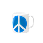 AURA_HYSTERICAのPeace_Symbol Mug :right side of the handle