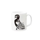 AURA_HYSTERICAのPetroglyph Mug :right side of the handle