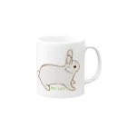 sept lapinsのpetit lapin Mug :right side of the handle