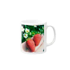 Ayanaのstrawberry Mug :right side of the handle