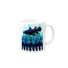 Phantom Plants shopのclaudite consciousness(シーラカンス) Mug :right side of the handle