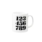 -7°のマイナスナナド Mug :right side of the handle