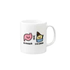 おれんじストアのストマックVSアイスクリーム Mug :right side of the handle