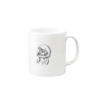 KOPUCHAN'S SHOPのMelt girl Mug :right side of the handle