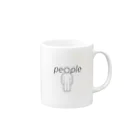 ふるやみかのpeopleたち Mug :right side of the handle