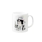 kkrのもりつ Mug :right side of the handle