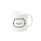 つむチャンネル＠まんまる猫のいつものつむシリーズ Mug :right side of the handle