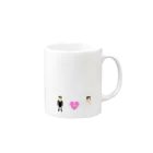 KimamaのHappy Wedding? Mug :right side of the handle