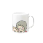 さなぽんのわたしとおともだち Mug :right side of the handle