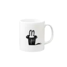 手品師の店のシルクハットから耳 Mug :right side of the handle