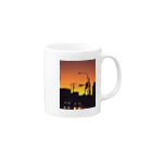 空色ショップの夕焼け Mug :right side of the handle