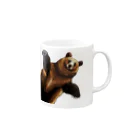 escmmrのクマグ Mug :right side of the handle