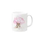 TsukinoYorukoの桜 Mug :right side of the handle