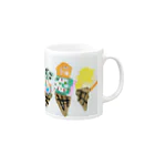 Piyoaoのあいすくりーむぽっぷ Mug :right side of the handle