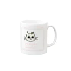 ララミねこ　のララミねこ Mug :right side of the handle