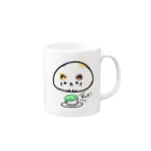 Short Catのずんだ！ Mug :right side of the handle