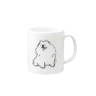 INU dayo SHOPのほがらかチャウチャウ Mug :right side of the handle