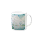 さくら5さいのPaul Signac "Canal of Overschie" Mug :right side of the handle