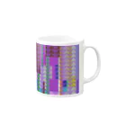 Growsea(グロウシー）のcolorful bill Mug :right side of the handle