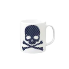 handsupのスカルマリン Mug :right side of the handle