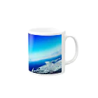 しょくぱんのblue1 Mug :right side of the handle