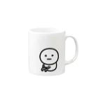 mame&coのまるいのマグカップ（走る＆待つ） Mug :right side of the handle