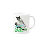 あかねこ＊殺処分を０にのどすこい!!よもぎくん Mug :right side of the handle