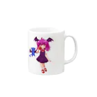 百合基地のんのトマトハンターなこなちゃん Mug :right side of the handle