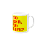 Shop GHPのNO RSR,NO LIFE? マグカップの取っ手の右面