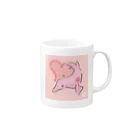 華 -hana- のUtatsusaurus Mug :right side of the handle