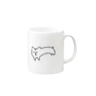 ちゃねりのおどるねこ Mug :right side of the handle