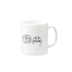 ピエールストア　pierre storeの２匹のツノガエル  Mug :right side of the handle