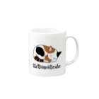 三毛猫堂のお店の三毛猫堂オリジナル柄_A Mug :right side of the handle