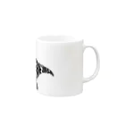 新谷べにのトリケラトプス Mug :right side of the handle