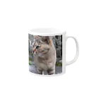 しやんのねこの視線の先 Mug :right side of the handle