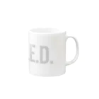 存在がミュート official storeのQ.E.D. Mug :right side of the handle