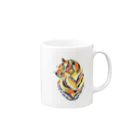 きゅなのtigar01_2 Mug :right side of the handle