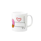 ヴァンにゃのねこ Mug :right side of the handle