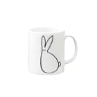 TY-ARTの兎年のウサギ Mug :right side of the handle