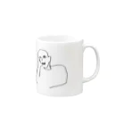 わやたにの〜頬杖をつく男の断片〜 Mug :right side of the handle