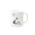 momo: )＊のゆるふわgirl。9 Mug :right side of the handle