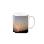 とり毛の夕暮れとえびのお寿司 Mug :right side of the handle