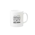 Pretzelのガールフレンド Mug :right side of the handle