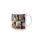 full  of funのフラワーコレクション Mug :right side of the handle