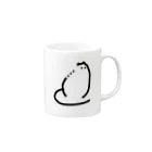 ひまのねこ Mug :right side of the handle