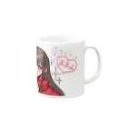 大河山 麻々夜@人妻子持ちvtuberの司ちゃんと麻々夜ちゃん Mug :right side of the handle