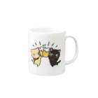 子猫のみーにゃんの子猫のみーにゃんとむーにゃん Mug :right side of the handle