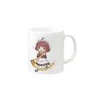 soa1110fkのハルちゃんグッズ Mug :right side of the handle