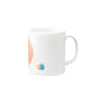 さけさくらのごんべぇとかいつむり（マグカップ） Mug :right side of the handle